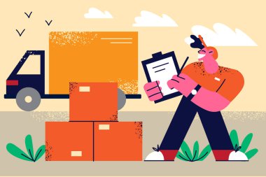 Transportation and delivery logistics concept