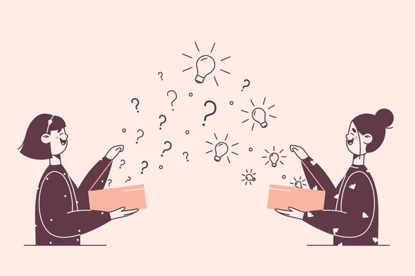 Creativity, New ideas, innovation concept Vector Graphics