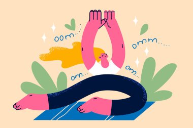 Yoga ve sağlıklı yaşam tarzı konsepti üzerinde çalışıyorum.