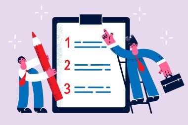 Zaman yönetimi ve görev konsepti listesi