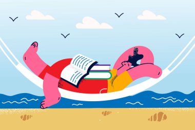 Vacations, relaxation and leisure concept. vector Vacations, relaxation and leisure concept. vector