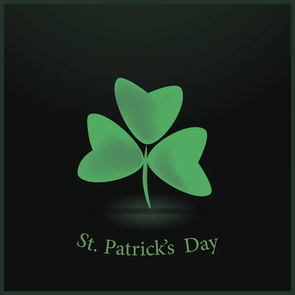 St. Patricks fondo del día con tréboles eps10 . — Foto de Stock