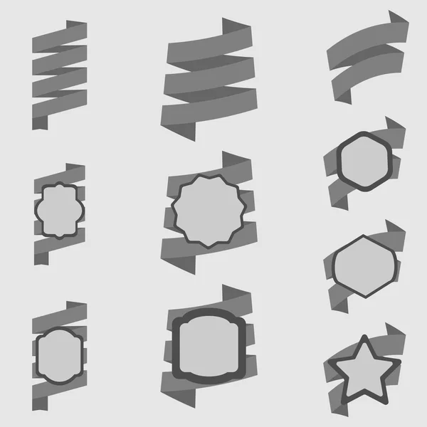 Vector conjunto de cintas, etiqueta, pegatina . — Archivo Imágenes Vectoriales