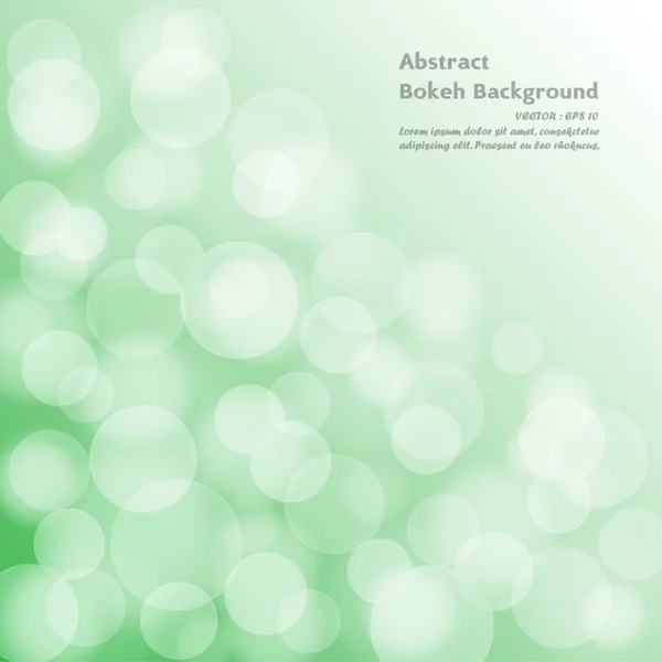 Yeşil bokeh arka plan