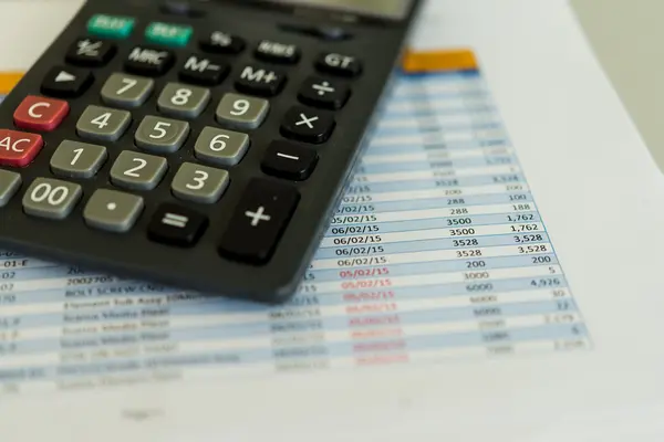 Hesap makinesi ve maliyet levha