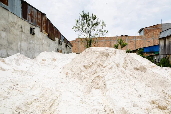 Image of pile of sand for construction purposes.