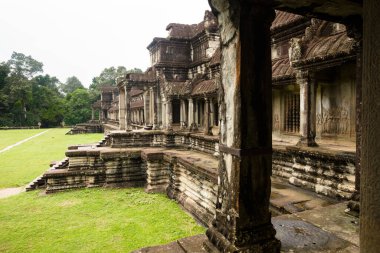 Siyam Reap, Siyam Reap / Kamboçya - 24 Ekim 2016: Görüntü Angkor Wat kompleks tapınağında.