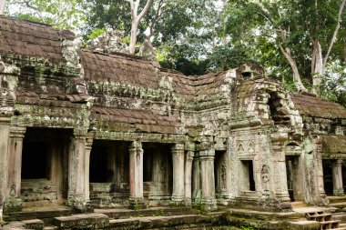 Siyam Reap, Siyam Reap / Kamboçya - 24 Ekim 2016: Görüntü Angkor Wat kompleks tapınağında.