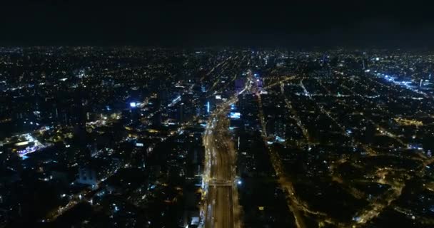 Lima Peru Daki Miraflores Bölgesinde Başkentin Üzerinde Insansız Hava Aracıyla — Stok video