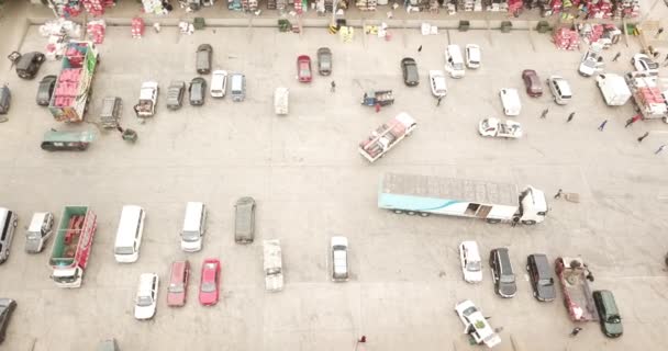 Lima Lima Perú Noviembre 2020 Vídeo Aéreo Con Dron Mercado — Vídeos de Stock