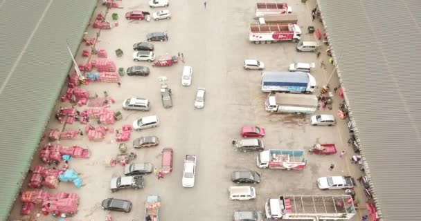 Lima Lima Perú Noviembre 2020 Vídeo Aéreo Con Dron Mercado — Vídeos de Stock