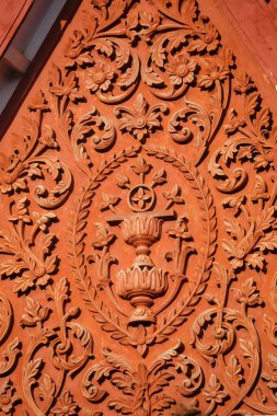 Phnom Penh, Phnom Penh - Kamboçya - 8 Kasım 2016: Kamboçya Ulusal Müzesi 'nin mimarisinin detayları.