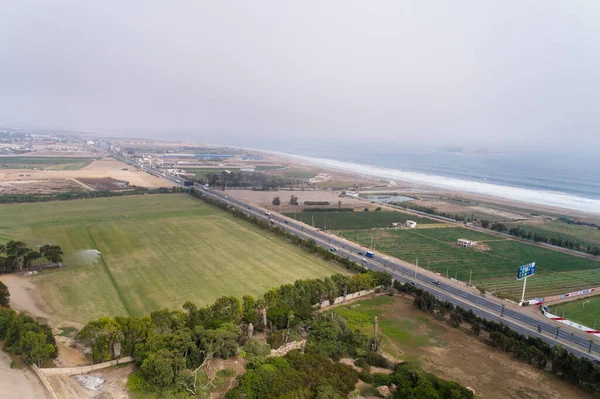 Lima Lima Perú Abril 2021 Medios Aéreos Sobre Lima Perú — Foto de Stock