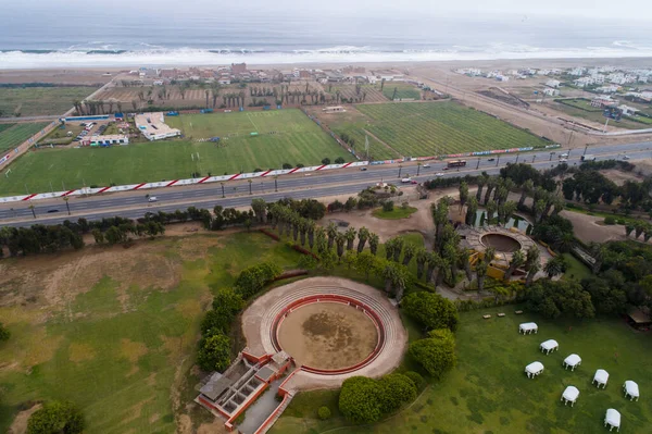 Lima Lima Perú Abril 2021 Medios Aéreos Sobre Lima Perú — Foto de Stock