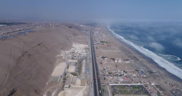 Lima Lima Perú Abril 2021 Medios Aéreos Sobre Lima Perú — Vídeos de Stock