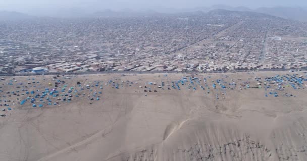Λίμα Λίμα Περού Απριλίου 2021 Αεροφωτογραφία Πάνω Από Λίμα Του — Αρχείο Βίντεο