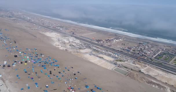 Lima Lima Peru Kwietnia 2021 Media Lotnicze Nad Limą Peru — Wideo stockowe
