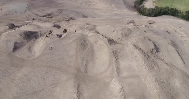 Lima Lima Peru April 2021 Luftaufnahme Des Tempels Pachacamac Archäologischer — Stockvideo