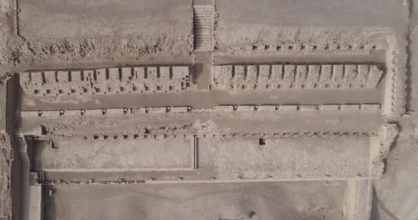 Lima Lima Perù Aprile 2021 Video Aereo Sul Tempio Pachacamac — Video Stock