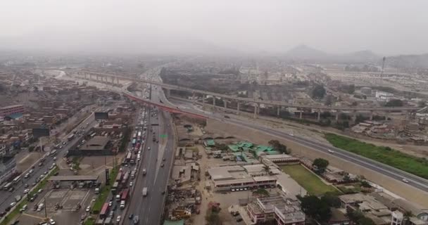 Lima Lima Peru Mei 07Th 2021 Video Udara Dari Lima — Stok Video