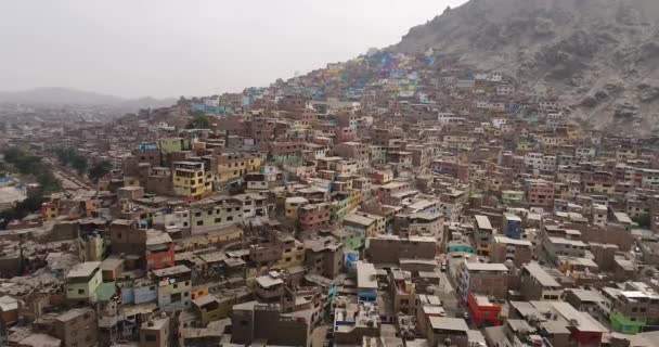 Lima Lima Peru Maio 2021 Vídeo Aéreo Colina San Cristobal — Vídeo de Stock