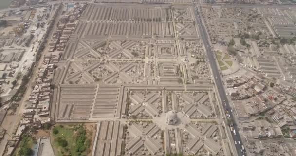 Lima Ліма Перу 07Th 2021 Aerial Video Presbitero Maestro Cemetery — стокове відео