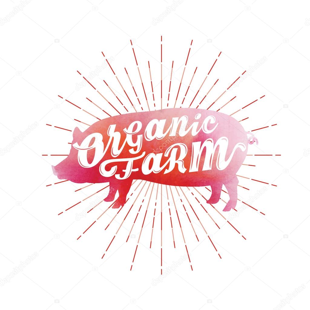 Organic farm logo