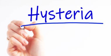 Mavi kalemli el yazısı histerisi, kavram, hisse senedi imajı