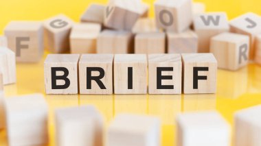 Tahta bloklar ve konsept üzerine yazılmış kelime özeti