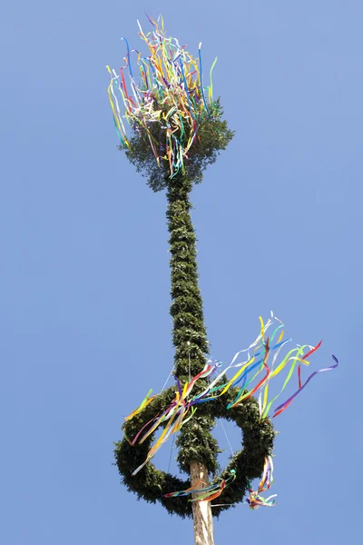 Maypole 1 Maggio tradizione in Germania — Foto Stock