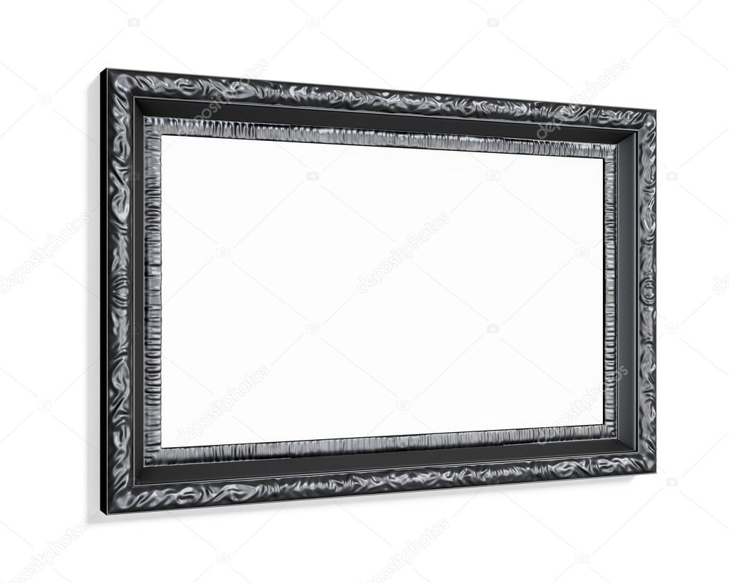 Marco tallado de madera dorado para un espejo — Foto de stock © 3DMAVR