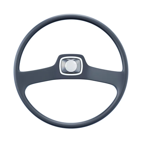 Roue de voiture rétro isolé sur fond blanc. Rendu 3d — Photo