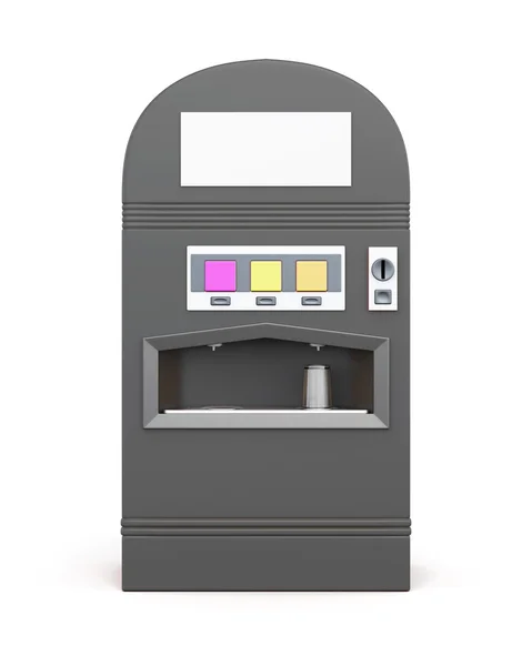 Varuautomat för drycker isolerade på vit bakgrund. 3d — Stockfoto