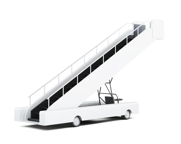 Movable ramp on white background. 3d rendering — Stock Photo, Image