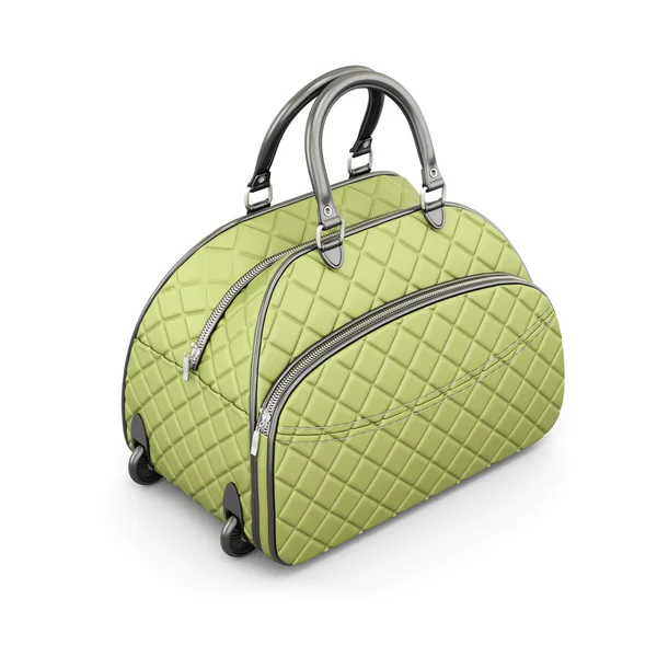 Road quilted bag. 3d rendering. — Stock Photo, Image