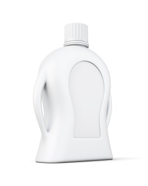 Deterjan şişesi. 3D.
