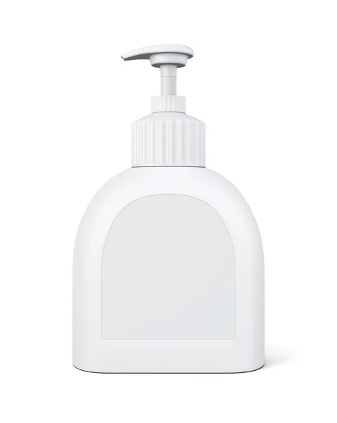 Blank bottle with dispenser cap — Stock Photo, Image
