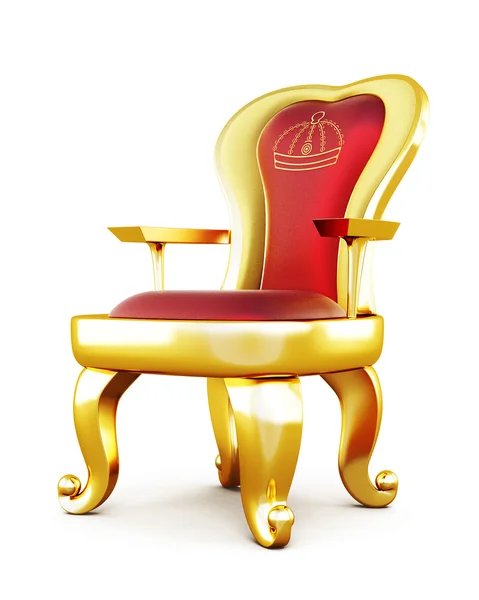 ビロードのクッション付きの椅子. — ストック写真