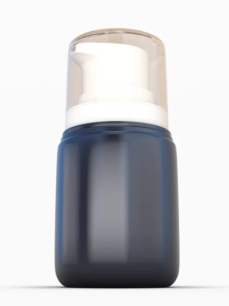 Kleine Rasierschaum Aerosol Spray 3D Flasche Dose. — Stockfoto