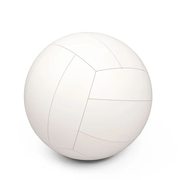 Bola de voleibol branco — Fotografia de Stock