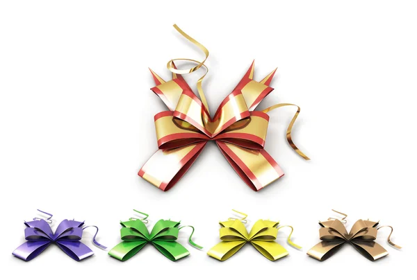 Set of multicolored ribbons — Stock Photo, Image