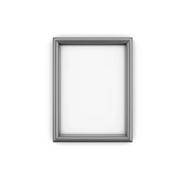 Black Picture Frame isolate on white — Stock Photo, Image