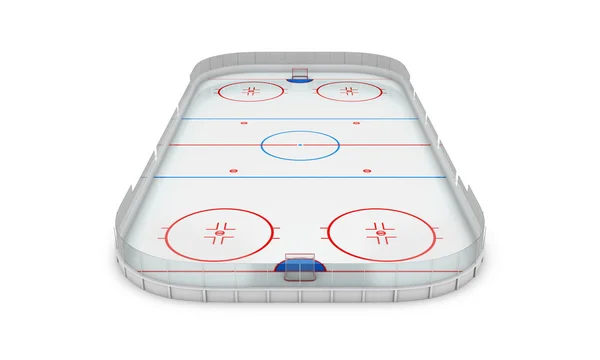 Hokej na lodzie powierzchni — Zdjęcie stockowe