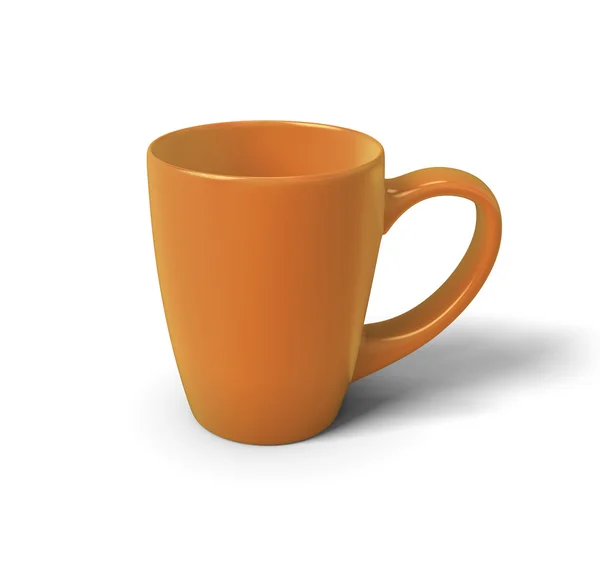 Orange cup of tea — Stock Photo, Image