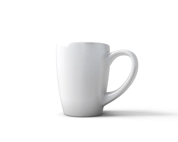 白杯茶 — 图库照片