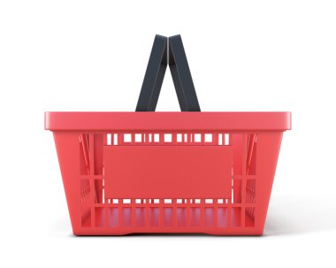 Alışveriş plastik sepet Önden Görünüm