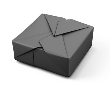 Siyah kağıt ambalaj