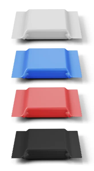 Conjunto de envases de diferentes colores para una galleta —  Fotos de Stock
