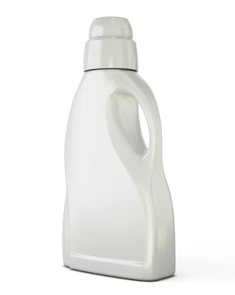 Fehér üveg sablon tisztítószer — Stock Fotó