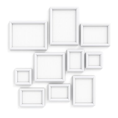 Resimler ve fotoğraflar için boş çerçeveler